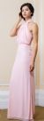 Halter Neck with Pearl Accent Long Formal Bridesmaid Dress in an alternative picture